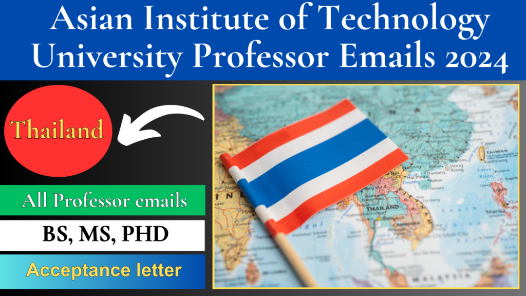 Asian Institute of Technology University Professor Emails