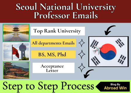 Seoul National University Professor Emails