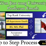 Xi'an Jiaotong University Professor Emails