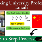 Peking University Professor Emails