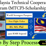 Malaysian Technical Cooperation Programme (MTCP) Scholarship